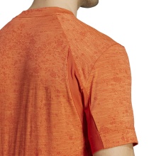 adidas Tennis T-shirt Freelift (Recycled Polyester) HEAT.RDY orange-red Men's